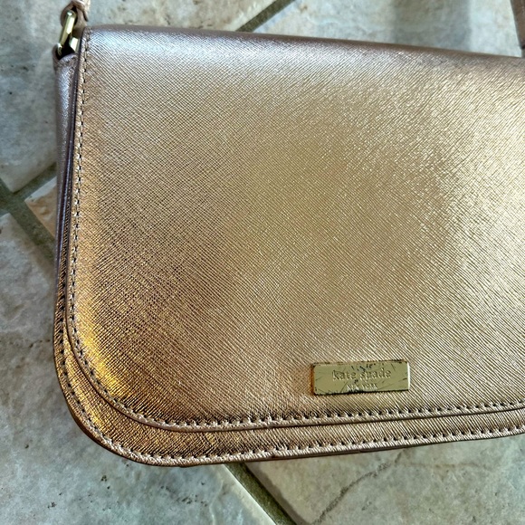 Pink Sheen Kate Spade Crossbody Purse and Wallet Duo - Picture 10 of 10